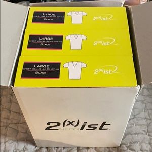 Set of 3 black tshirts.